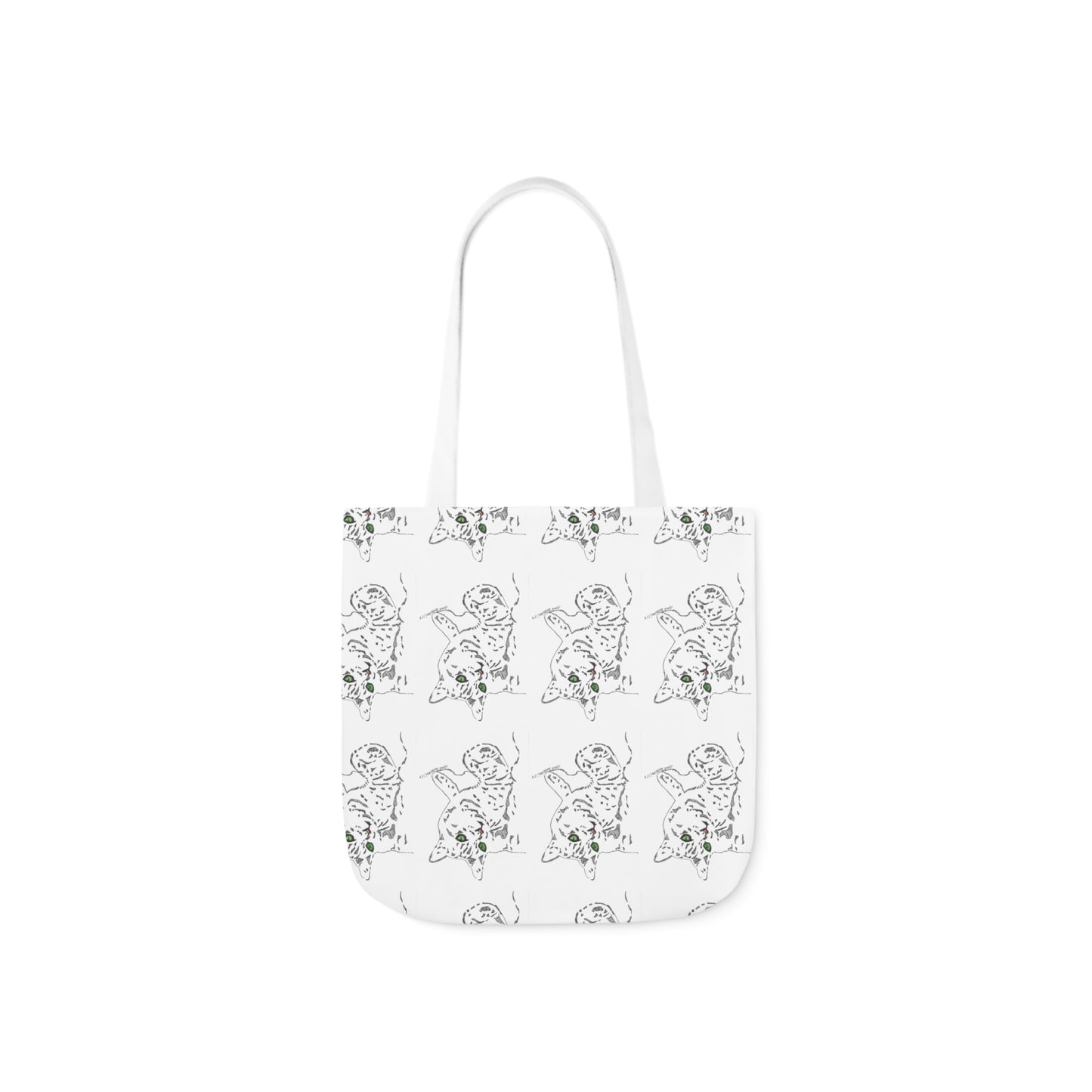 Abstract Cat tote bag