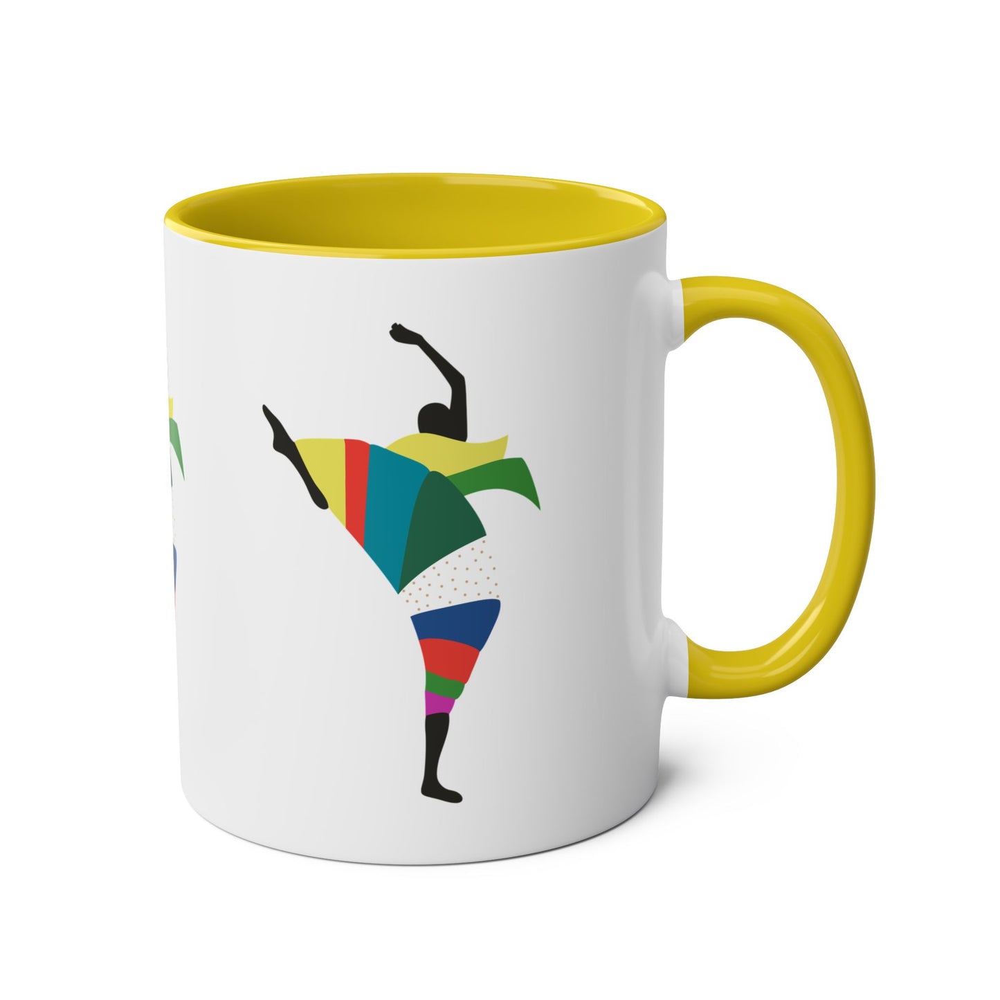 Coffee Mug - Dance is the Orgasm of Life, 11oz Two-Tone Mug
