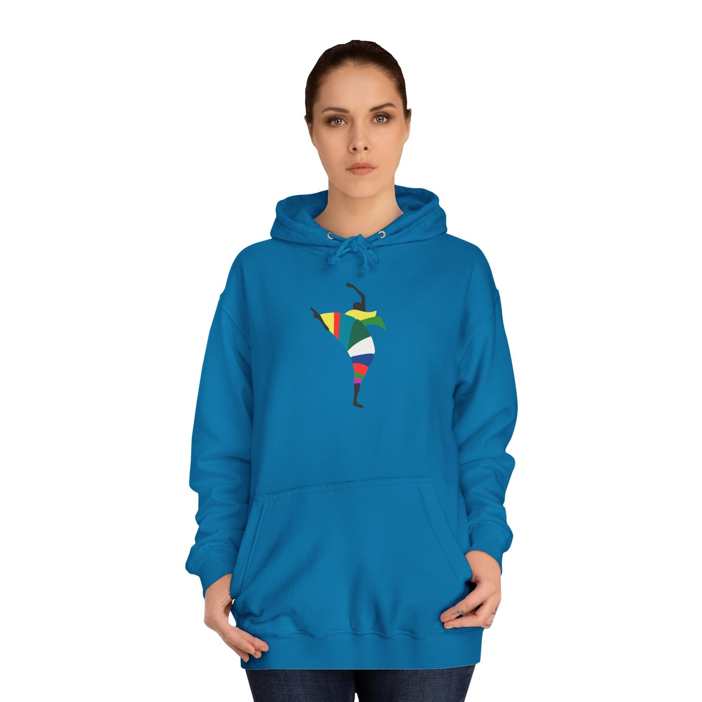 Colorful Dancer Unisex College Hoodie - Stylish Daily Wear