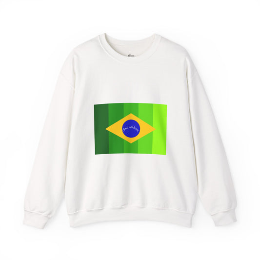Brazilian flag Unisex Heavy Blend™ Crewneck Sweatshirt