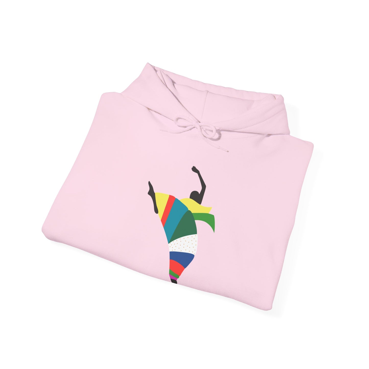 Dance is Organism Unisex Hooded Sweatshirt - Colorful Artistic Dance Design