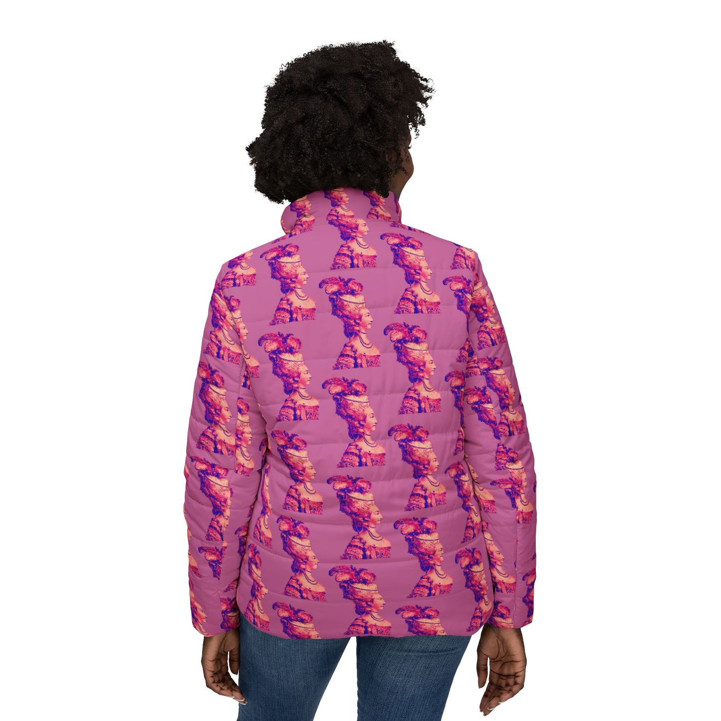Maria Antoinette Women’s Puffer Jacket (AOP)