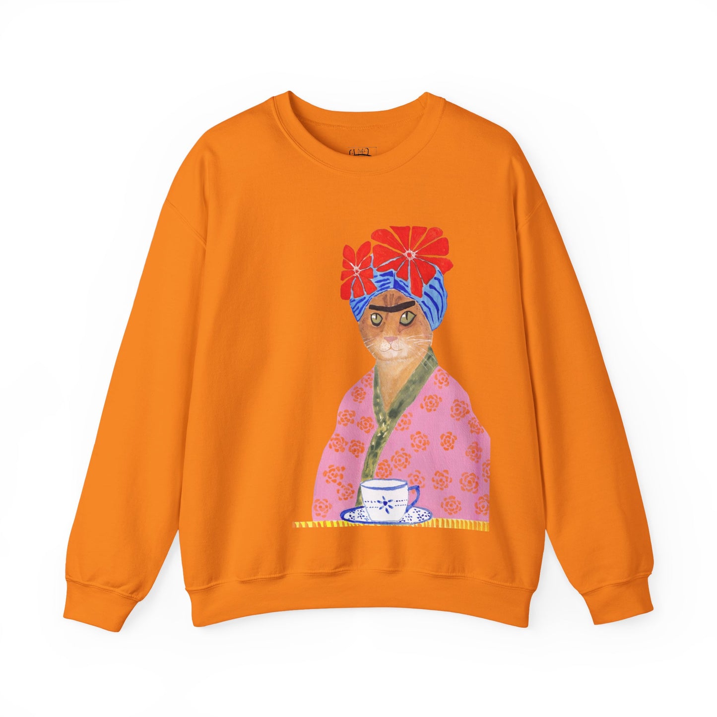 Frida Cat Unisex Heavy Blend™ Crewneck Sweatshirt