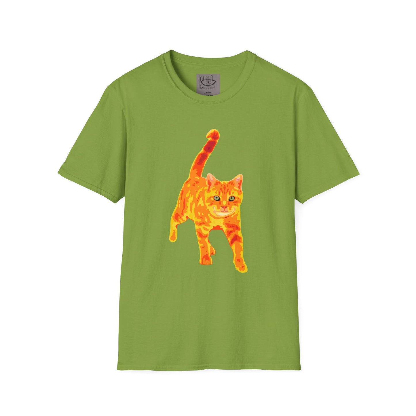 Bright Ginger Cat Unisex Softstyle T-Shirt