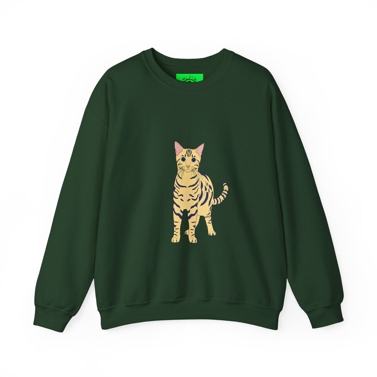 Bengal Cat cartoon Unisex Heavy Blend™ Crewneck Sweatshirt