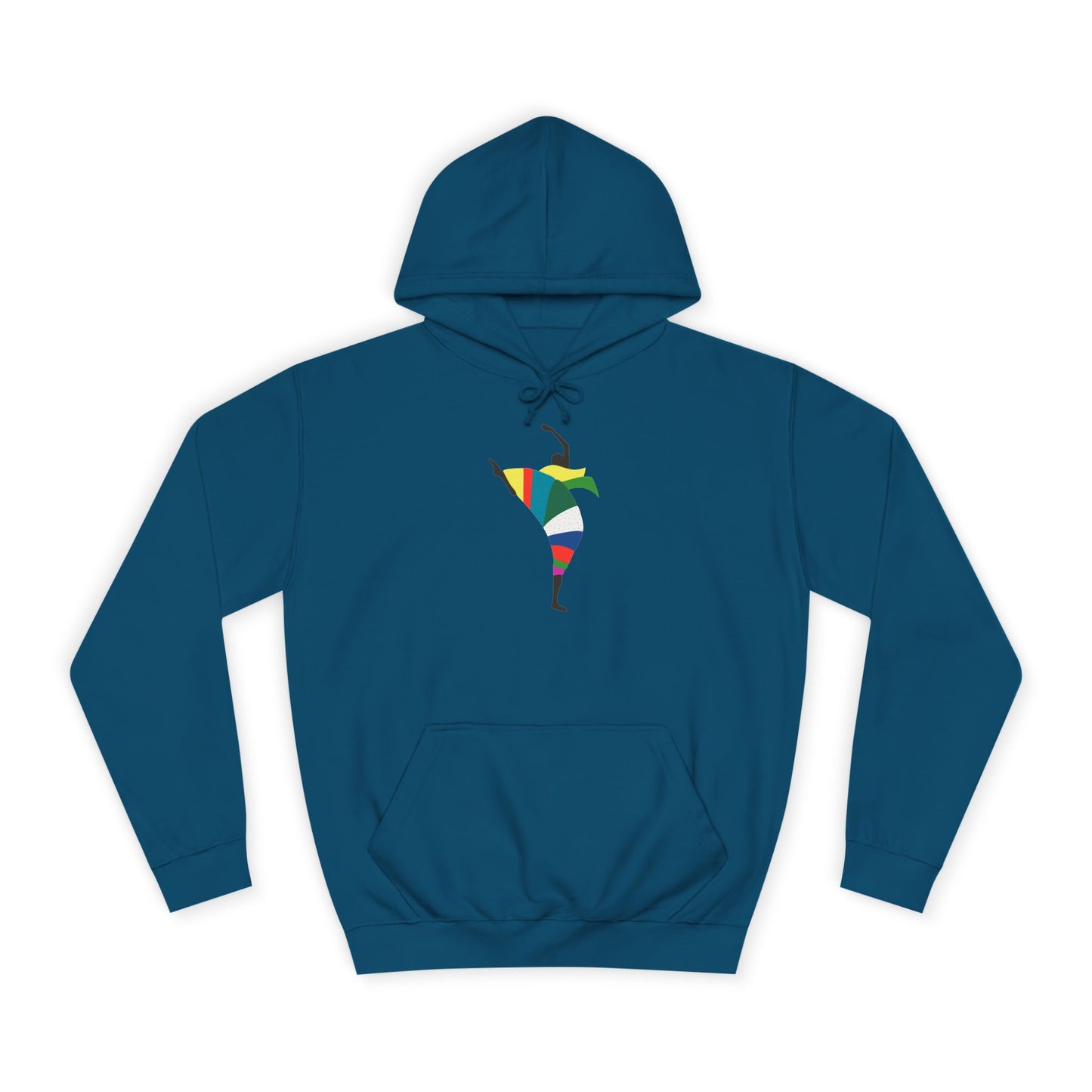 Colorful Dancer Unisex College Hoodie - Stylish Daily Wear