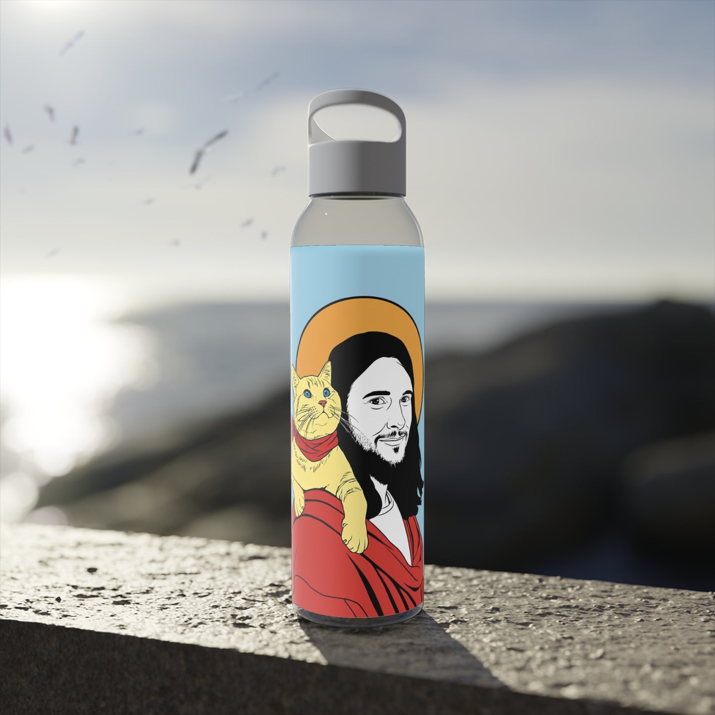 Jesus Sky Water Bottle
