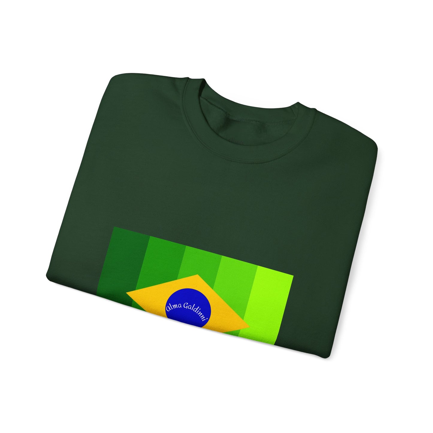 Brazilian flag Unisex Heavy Blend™ Crewneck Sweatshirt