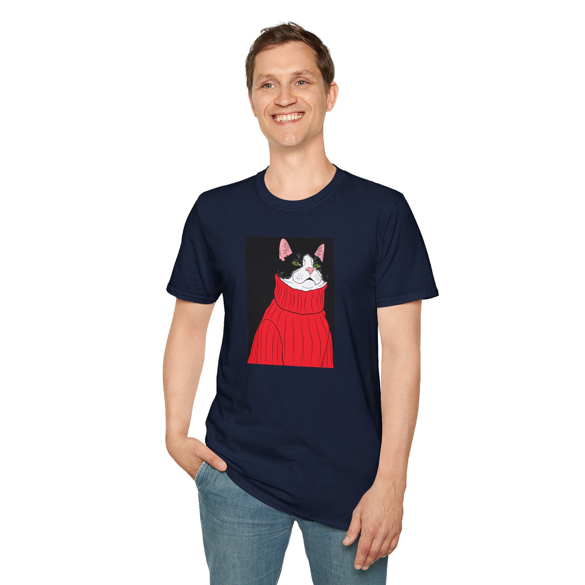 Lazy Cat Unisex Softstyle T-Shirt