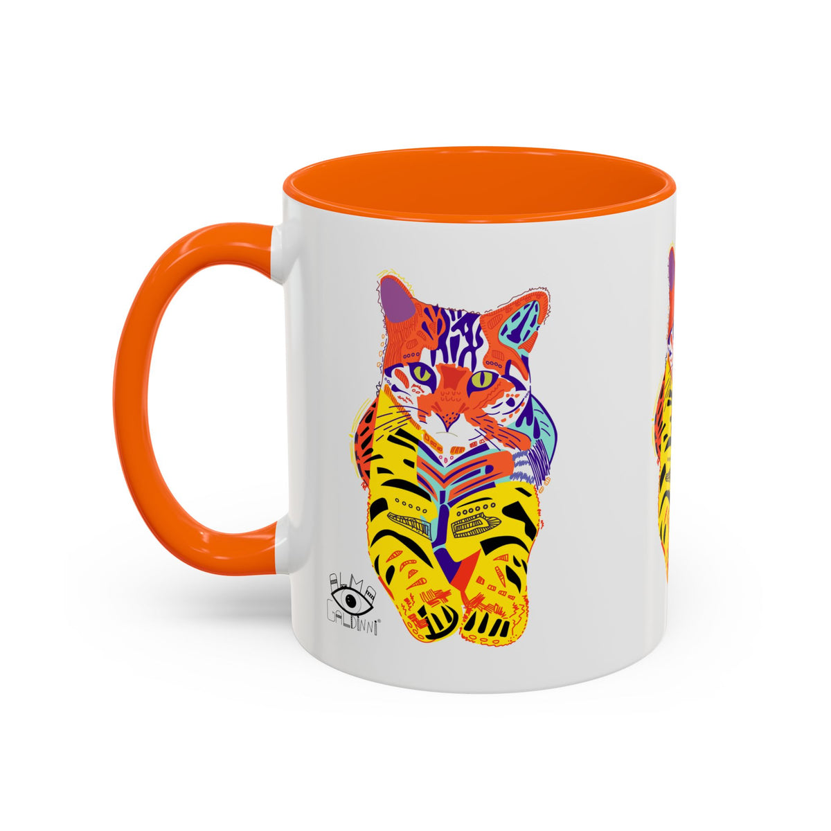 Tiger Cat Accent Coffee Mug (11, 15oz)