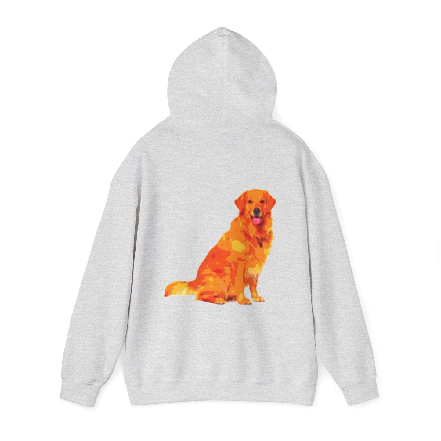Vibrant Golden Retriever Hoodie, Pet Lover Gift, Cozy Sweatshirt, Animal Art Apparel, Dog Mom Outfit, Christmas Wear, Cute Canine Fashion