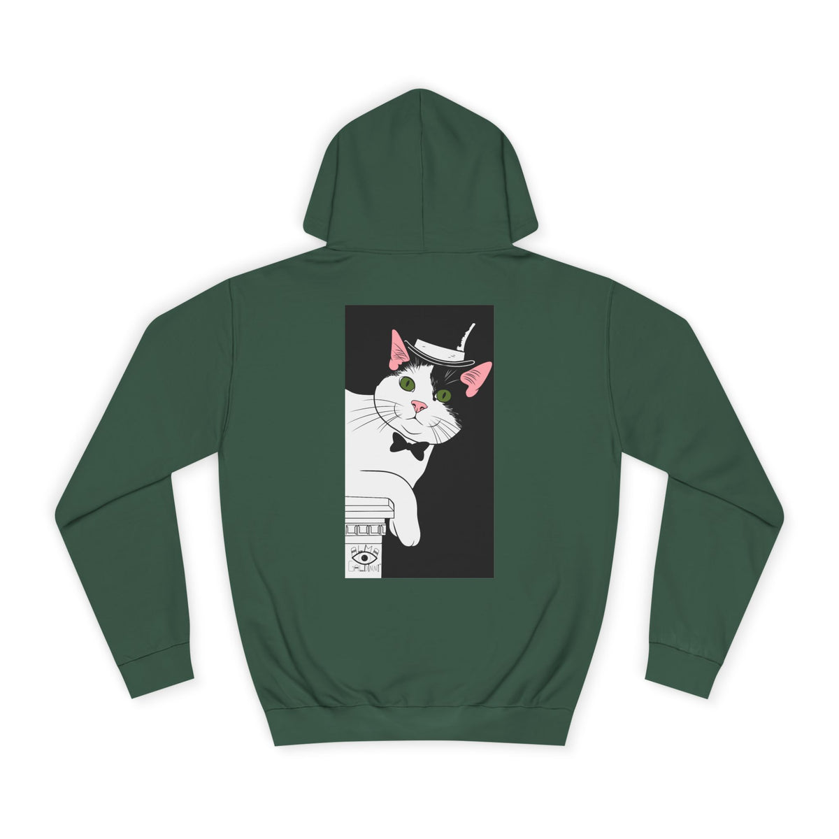 Mister Cat Unisex College Hoodie