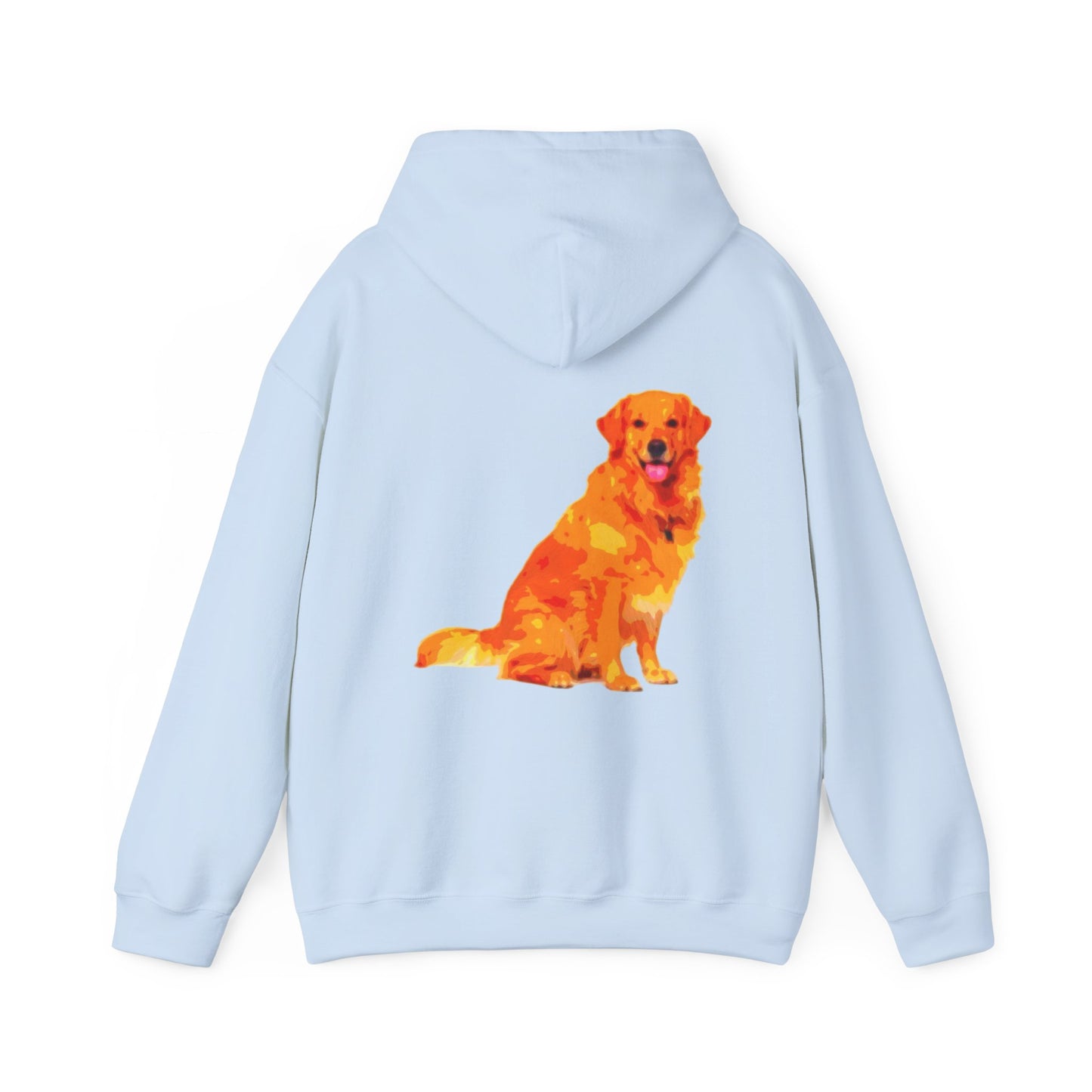 Vibrant Golden Retriever Hoodie, Pet Lover Gift, Cozy Sweatshirt, Animal Art Apparel, Dog Mom Outfit, Christmas Wear, Cute Canine Fashion