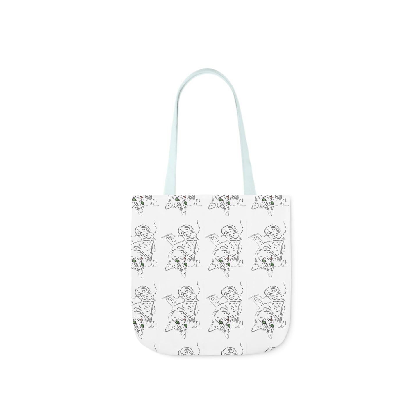 Abstract Cat tote bag