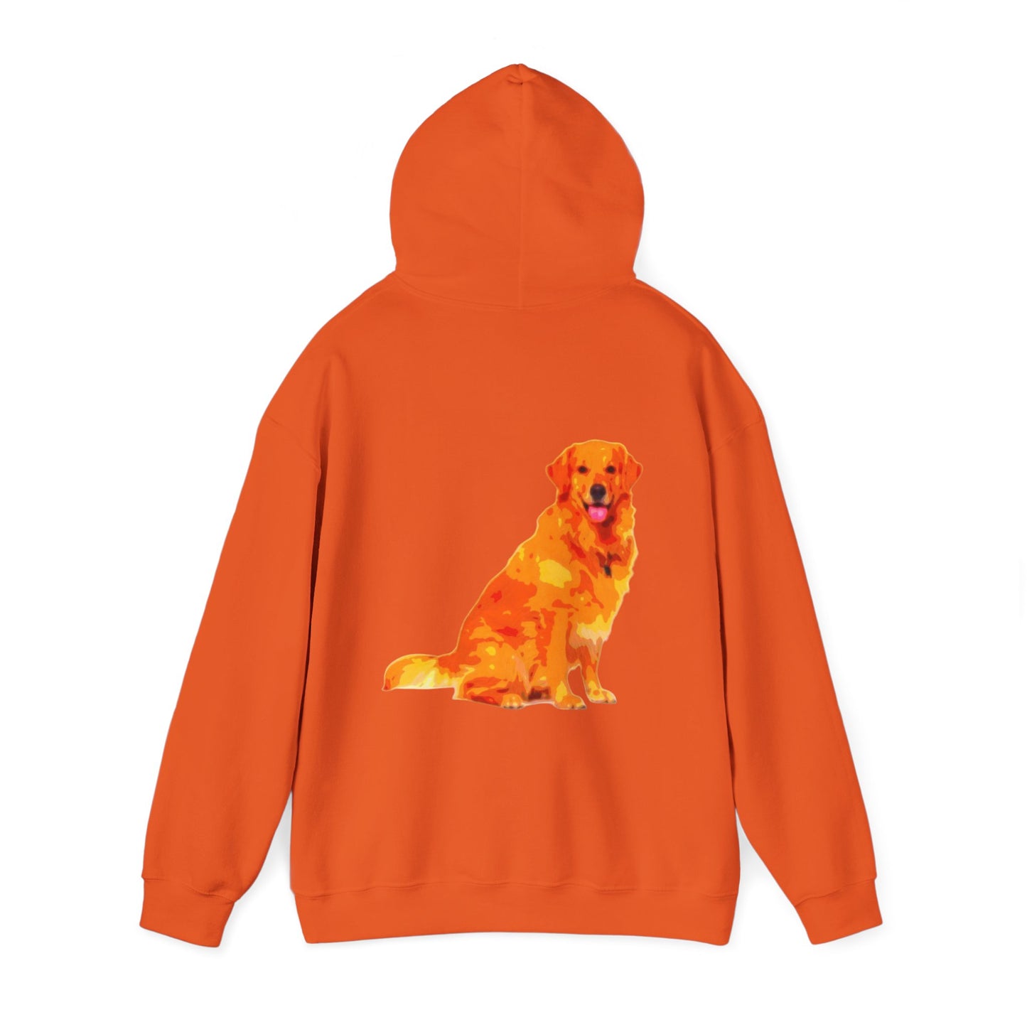 Vibrant Golden Retriever Hoodie, Pet Lover Gift, Cozy Sweatshirt, Animal Art Apparel, Dog Mom Outfit, Christmas Wear, Cute Canine Fashion
