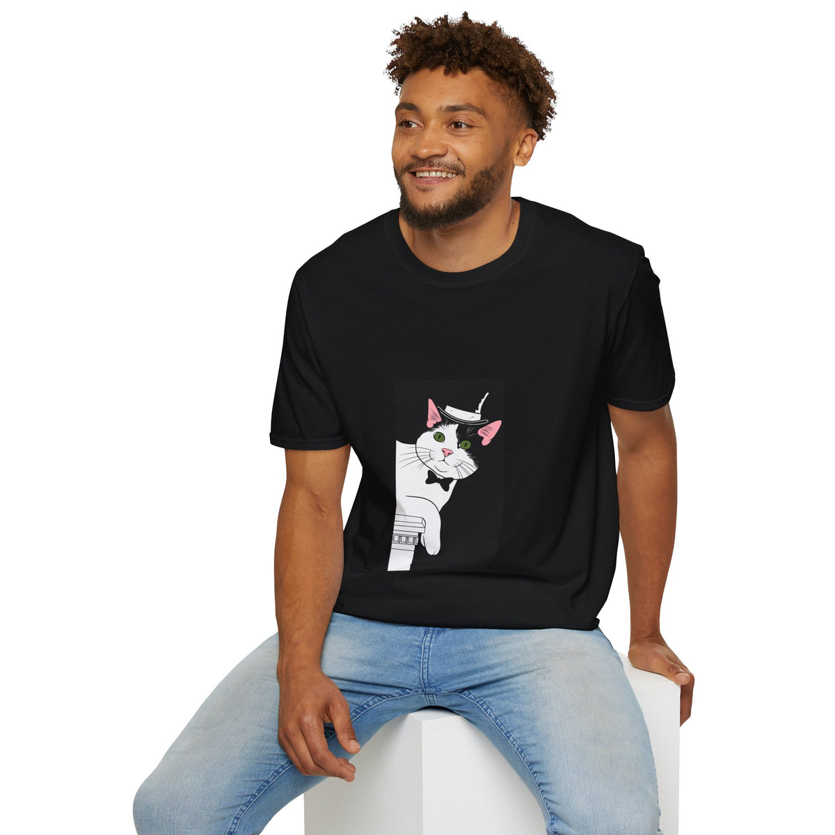 Mister Cat Unisex Softstyle T-Shirt