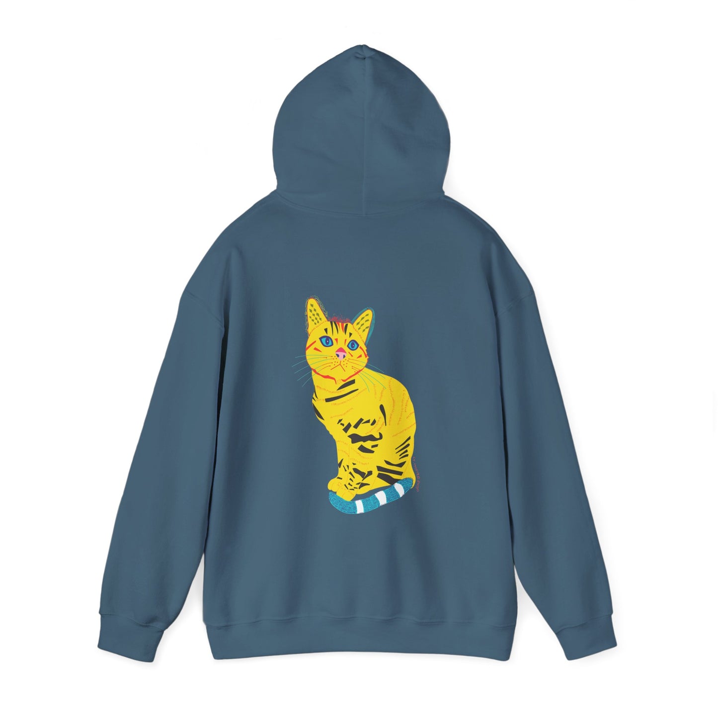Yellow Cat Unisex Heavy Blend™ Hooded Sweatshirt