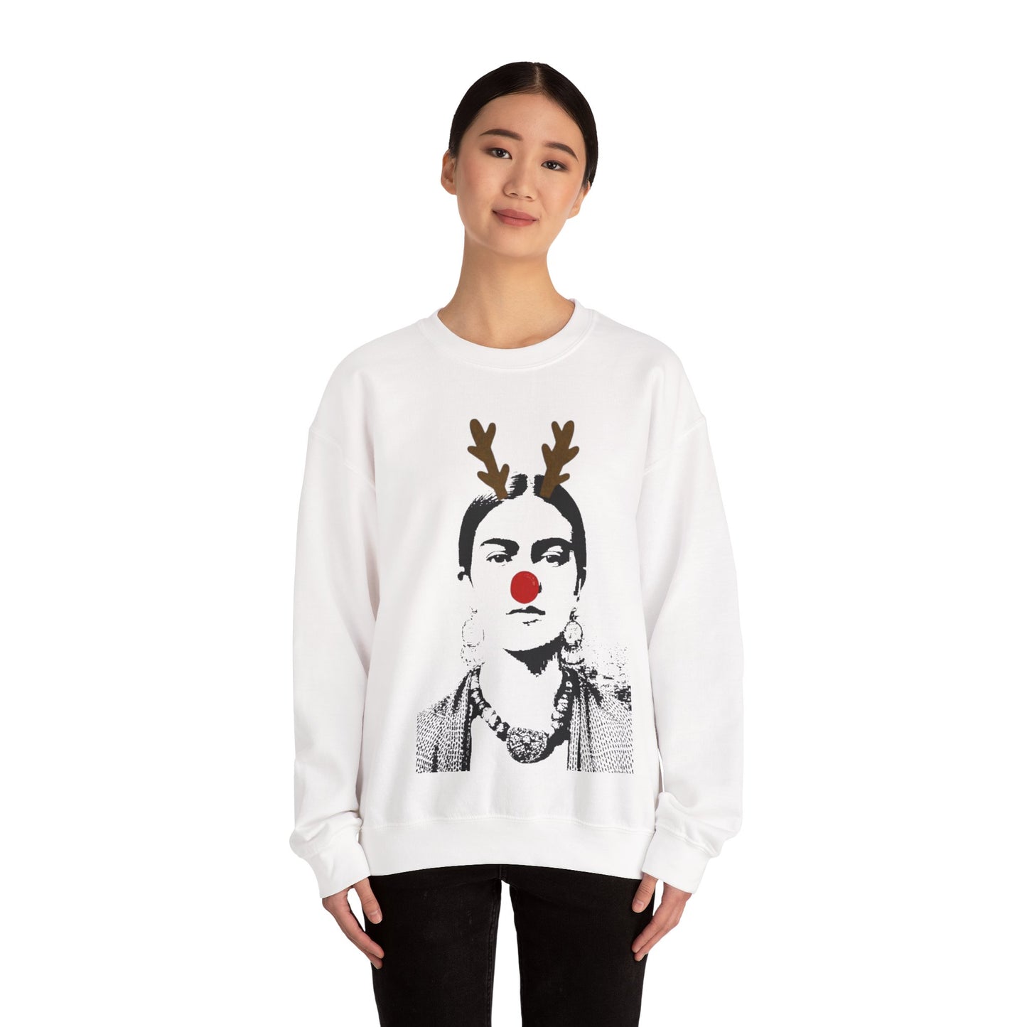 Frida Kahlo Sweatshirt |Christmas Gift, Cozy Fashion, Unique Unisex Apparel, Creative Winter Wear.
