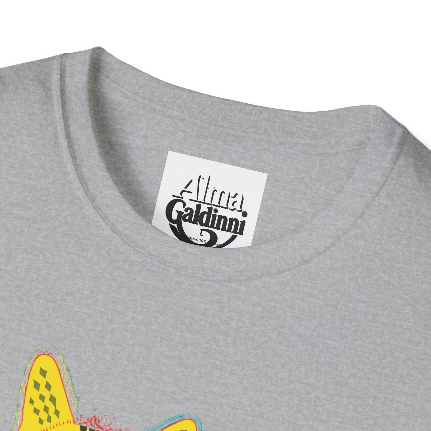 Yellow Cat Unisex Softstyle T-Shirt