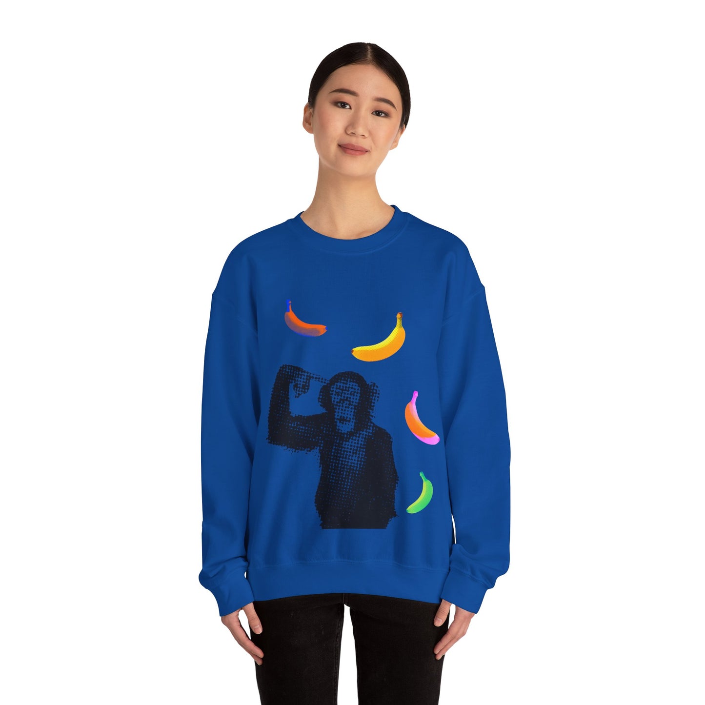 Pop Monkey Unisex Heavy Blend™ Crewneck Sweatshirt