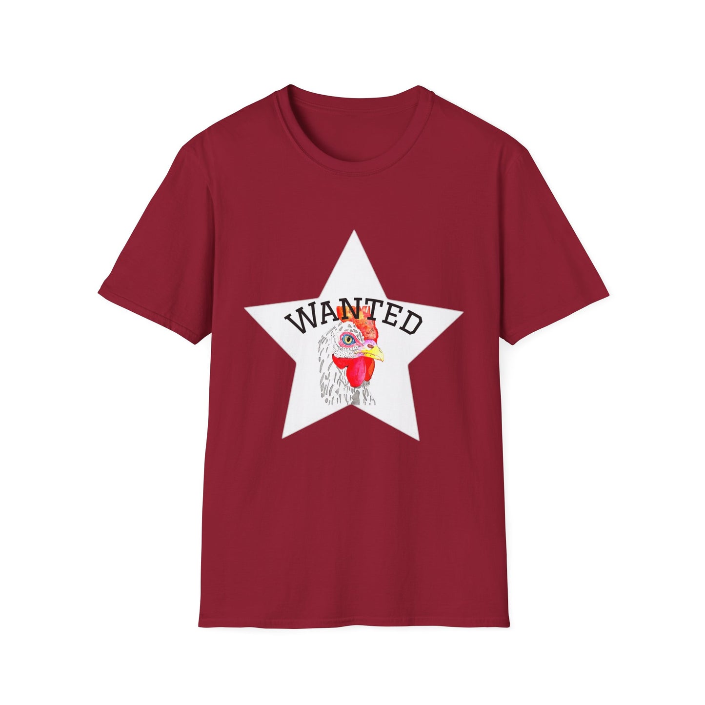 Wanted Heart T-Shirt | Unisex Softstyle Tee for Animal Lovers, Unique Gift, Casual Wear, Valentine's Day, Birthday, Fun Graphics