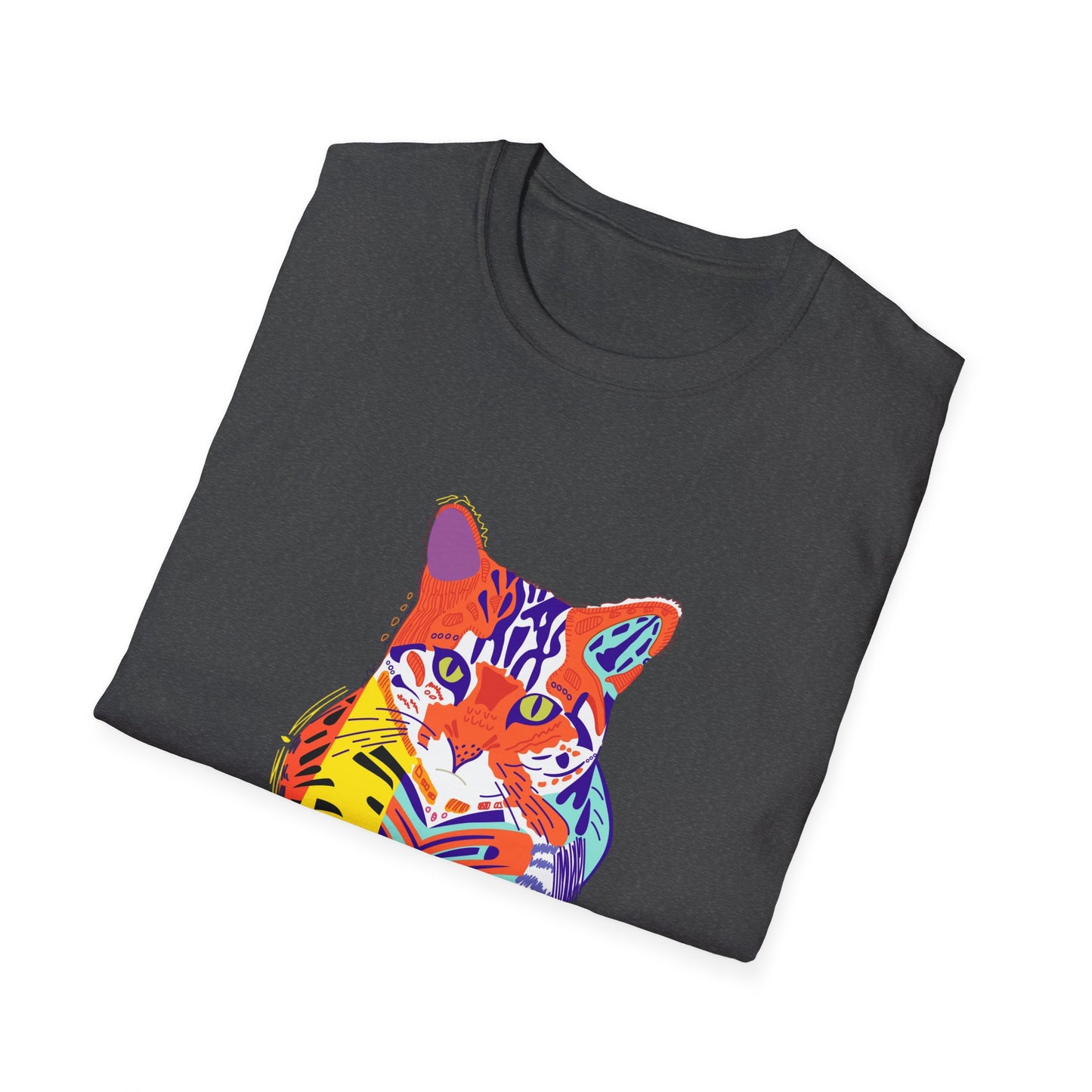 Vibrant Tiger Graphic Unisex Softstyle T-Shirt