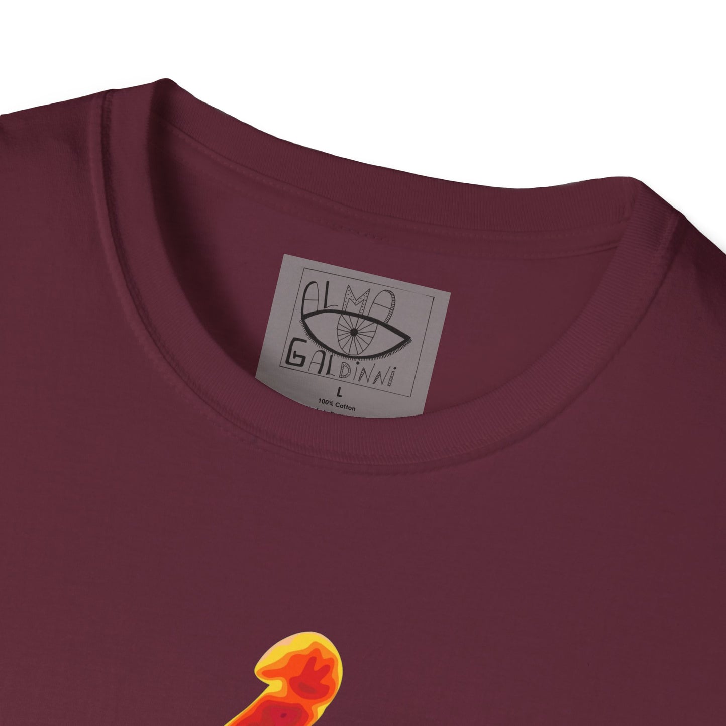 Bright Ginger Cat Unisex Softstyle T-Shirt