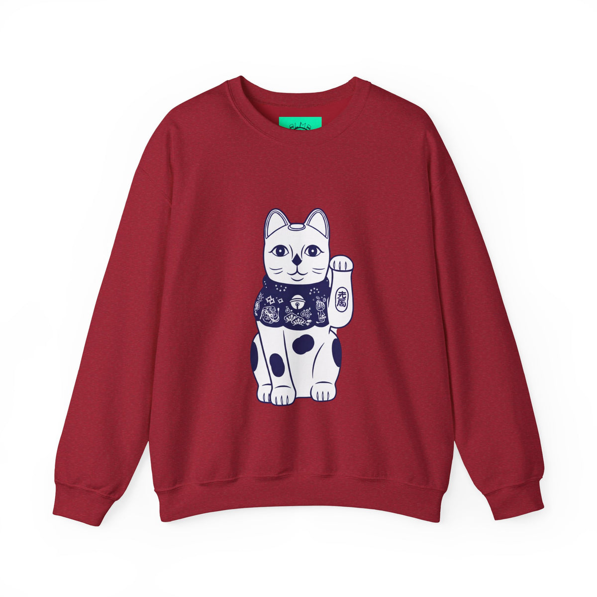 Good Luck Cat Unisex Heavy Blend™ Crewneck Sweatshirt