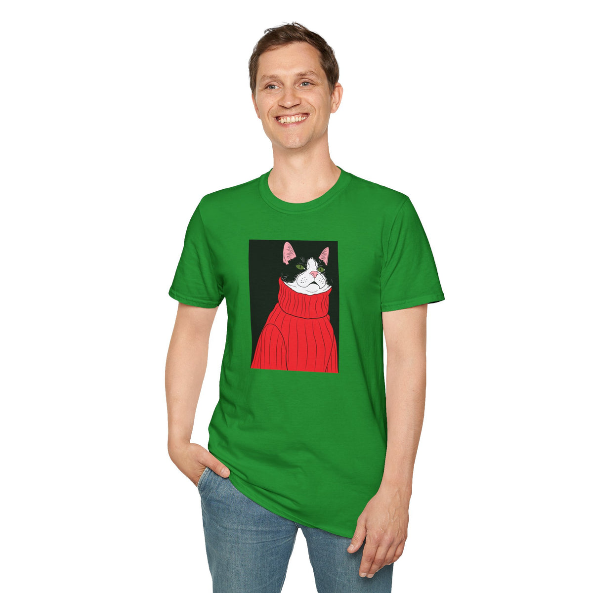 Lazy Cat Unisex Softstyle T-Shirt