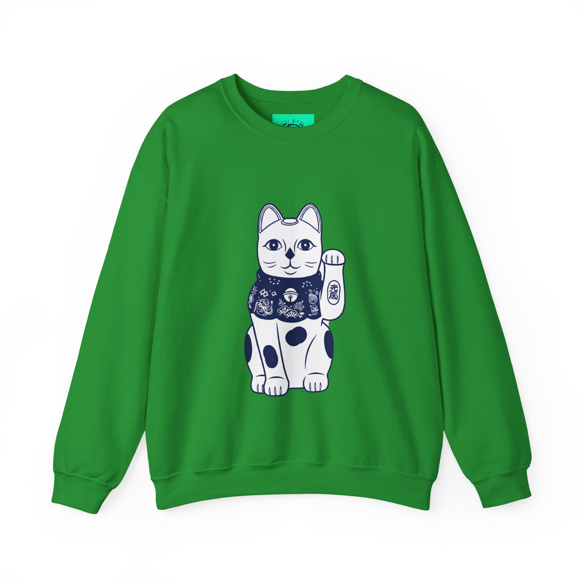 Good Luck Cat Unisex Heavy Blend™ Crewneck Sweatshirt