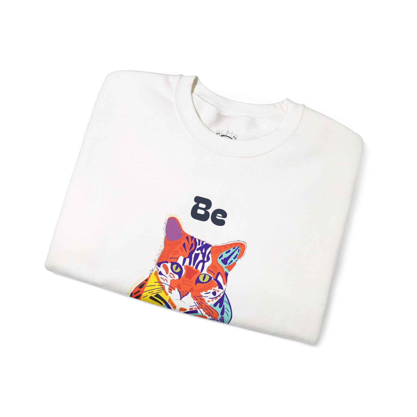 Tiger Cat Be Strong Unisex Heavy Blend™ Crewneck Sweatshirt
