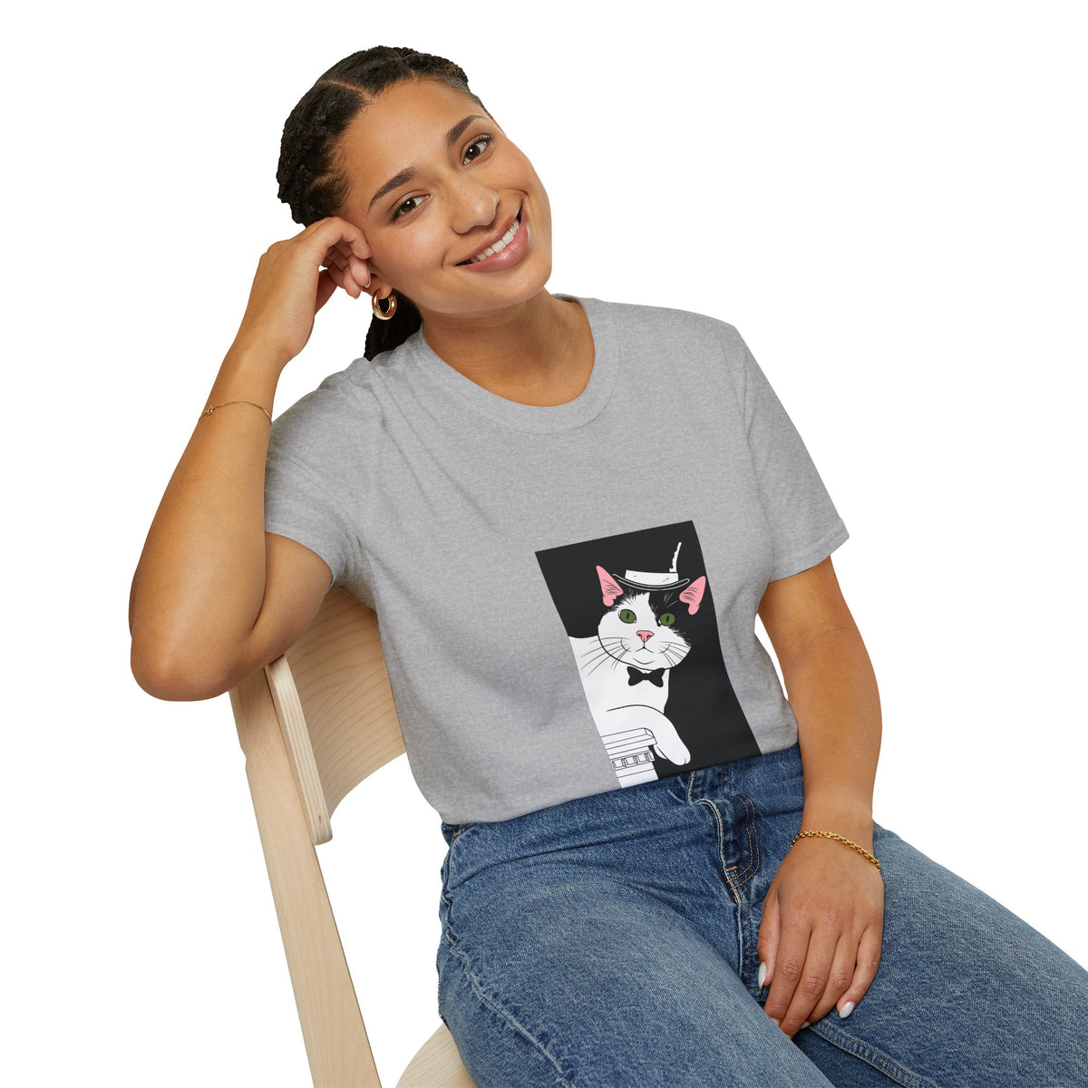 Mister Cat Unisex Softstyle T-Shirt