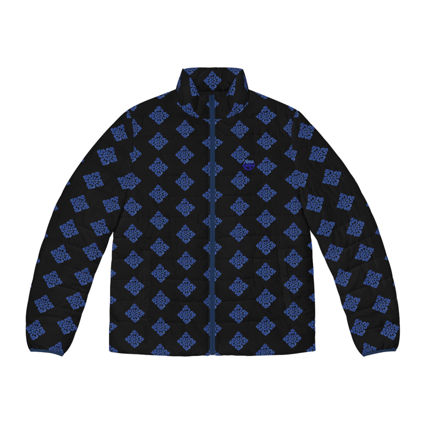 Tiger Men's Puffer Jacket (AOP)