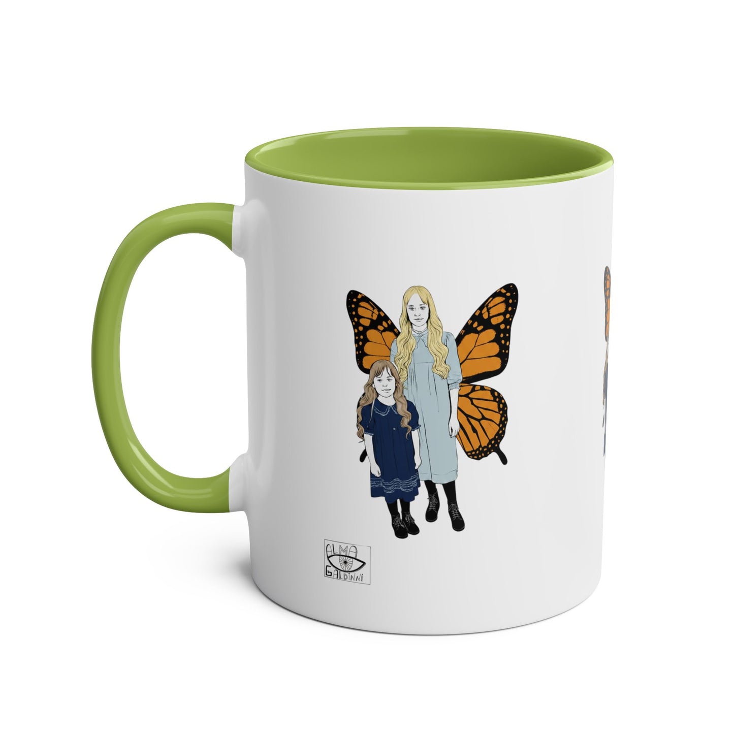 Edwardians children Two-Tone Coffee Mugs, 11oz