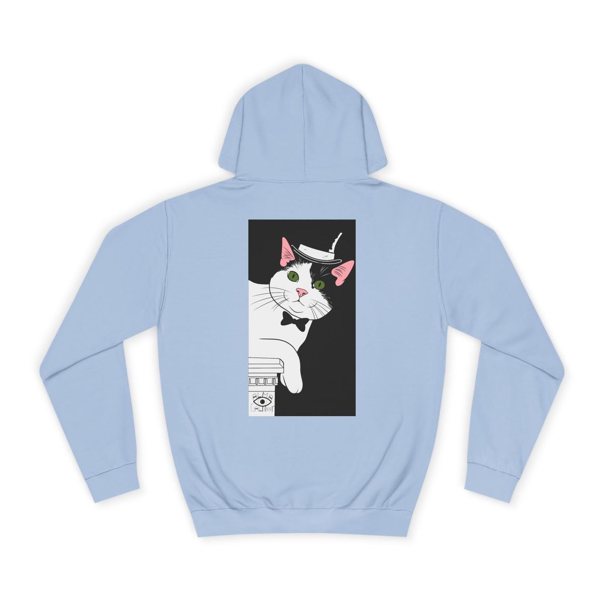 Mister Cat Unisex College Hoodie