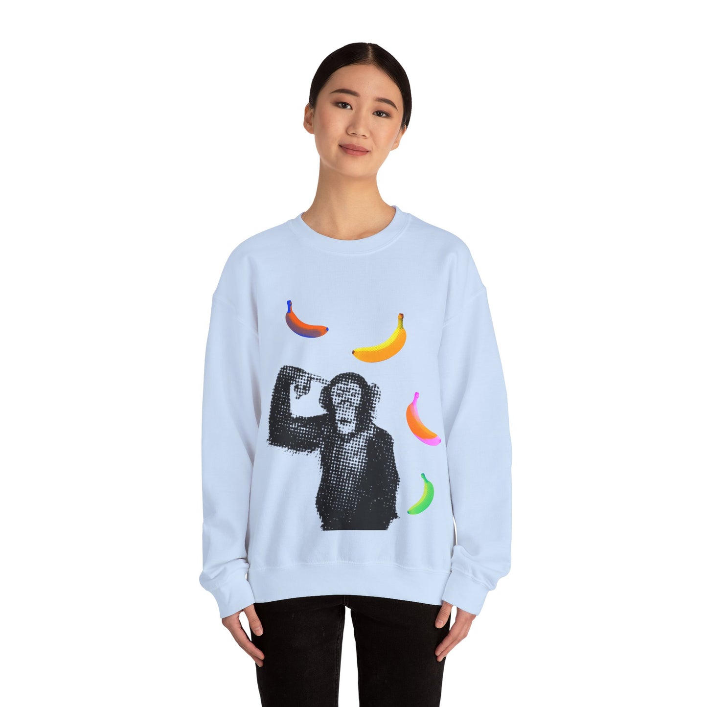 Pop Monkey Unisex Heavy Blend™ Crewneck Sweatshirt