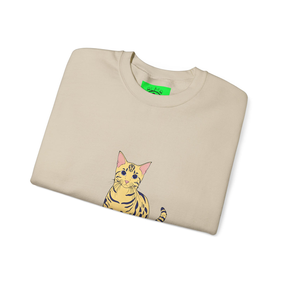 Bengal Cat cartoon Unisex Heavy Blend™ Crewneck Sweatshirt