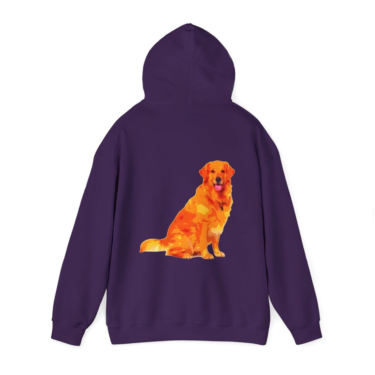 Vibrant Golden Retriever Hoodie, Pet Lover Gift, Cozy Sweatshirt, Animal Art Apparel, Dog Mom Outfit, Christmas Wear, Cute Canine Fashion