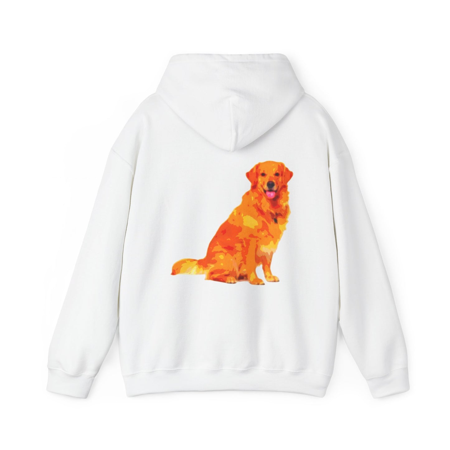 Vibrant Golden Retriever Hoodie, Pet Lover Gift, Cozy Sweatshirt, Animal Art Apparel, Dog Mom Outfit, Christmas Wear, Cute Canine Fashion