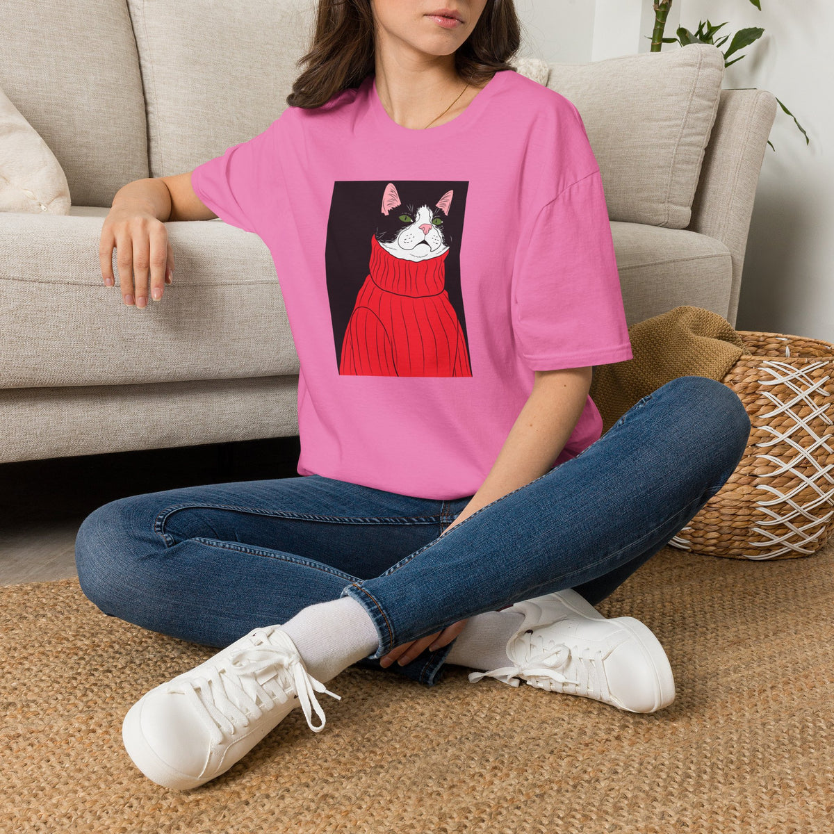 Lazy Cat Unisex Softstyle T-Shirt