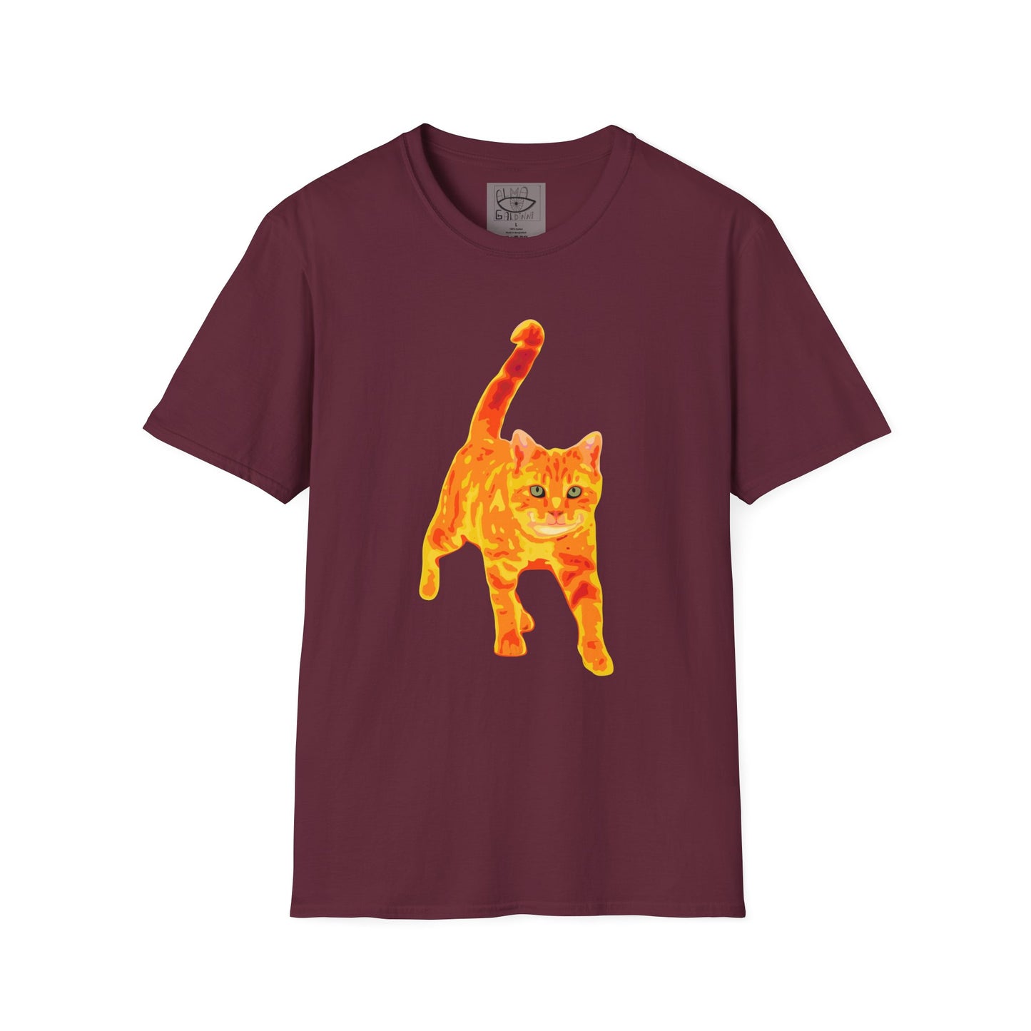 Bright Ginger Cat Unisex Softstyle T-Shirt