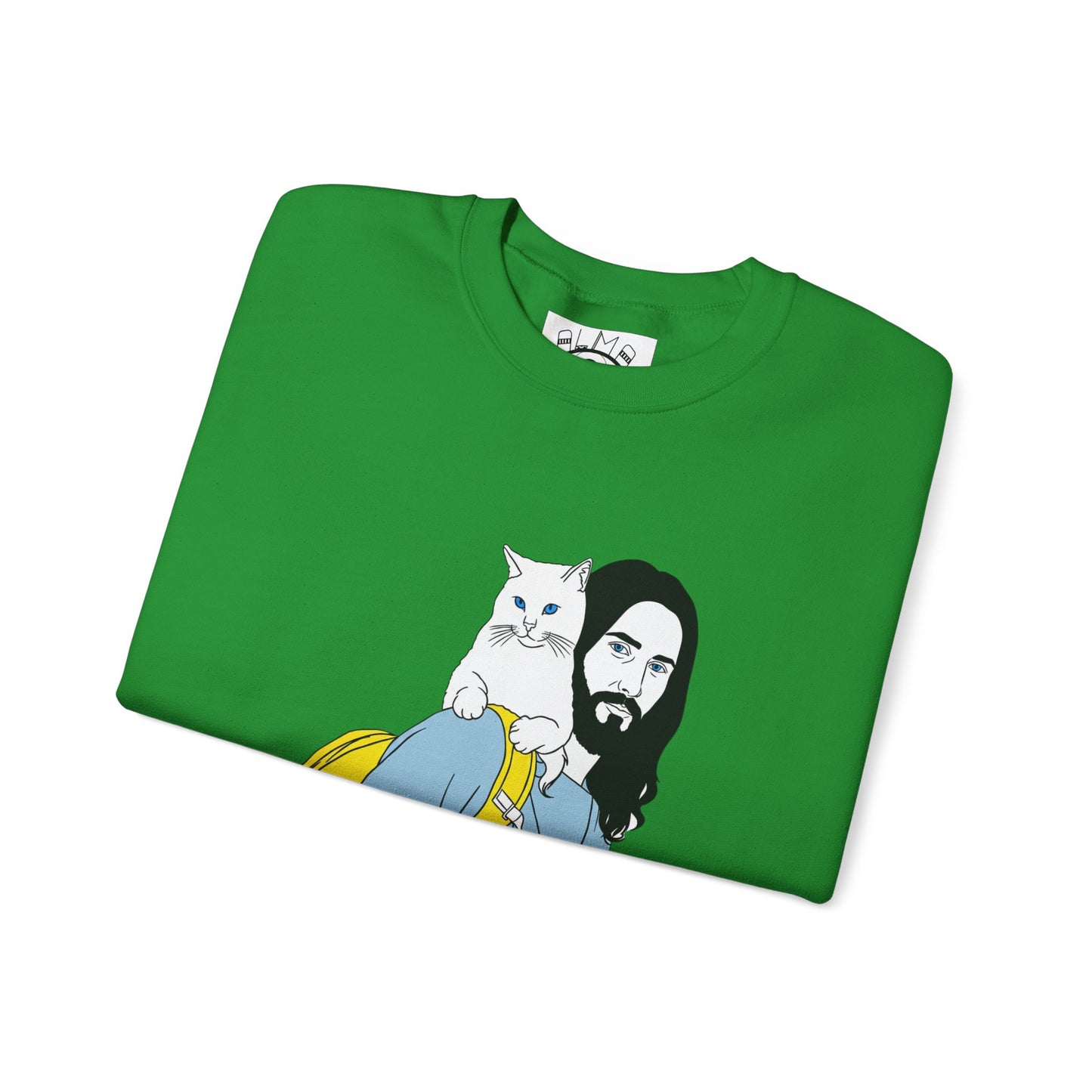 Jeus and cat Unisex Heavy Blend™ Crewneck Sweatshirt