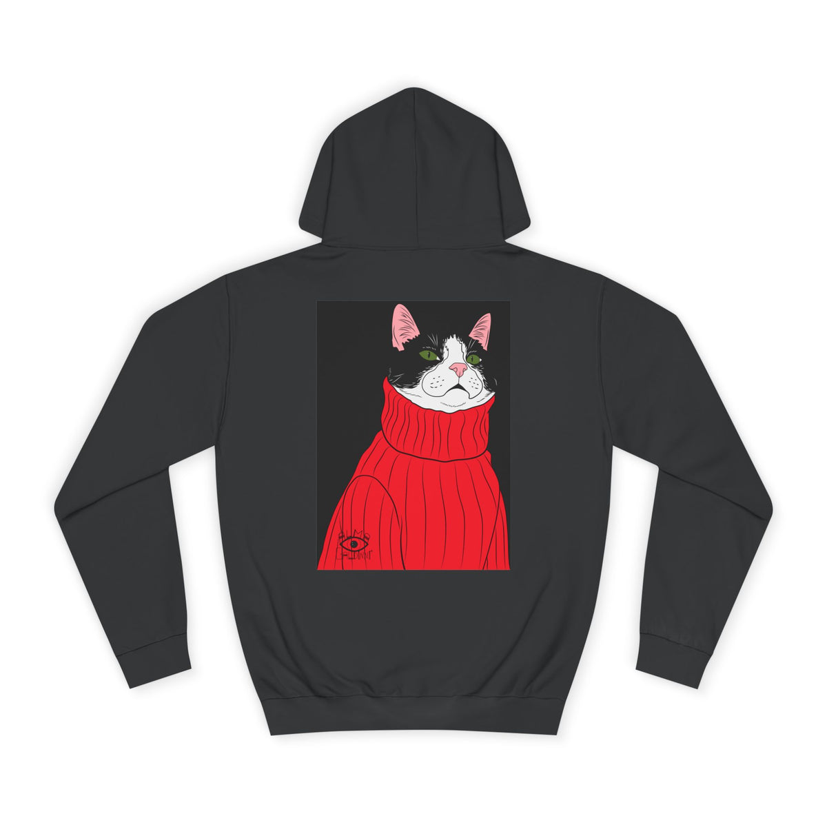 Lazy cat Unisex College Hoodie