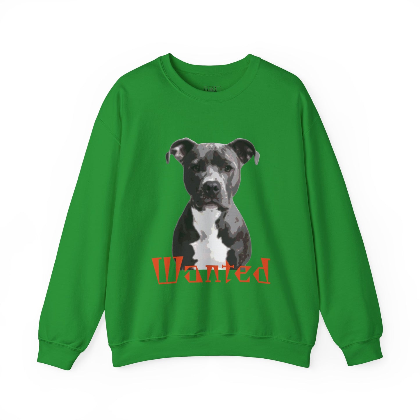Wanted Dog Sweatshirt, Cozy Crewneck, Animal Lover Gift, Pet Enthusiast Apparel, Casual Unisex Top