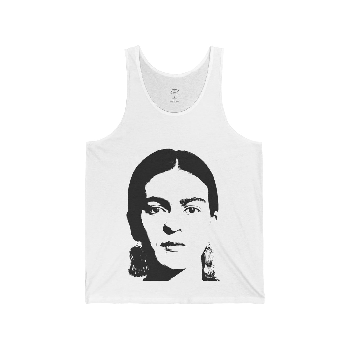 Frida Kahlo Unisex Jersey Tank, Artistic Apparel, Summer Fashion, Gift for Art Lovers, Festival Wear, Unique Graphic Top