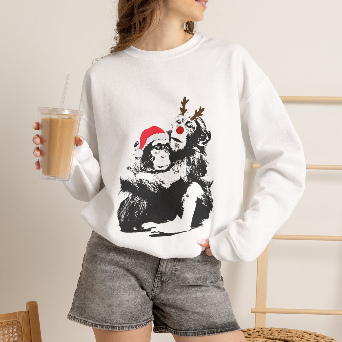 Cheeky Christmas Unisex Heavy Blend™ Crewneck Sweatshirt