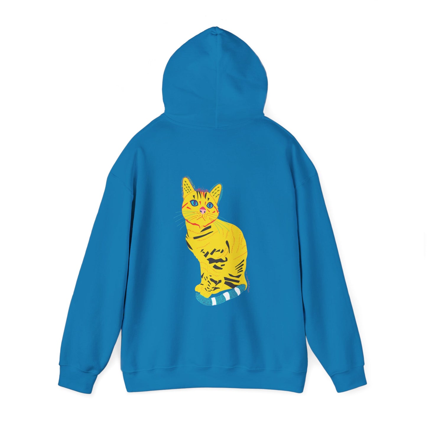 Yellow Cat Unisex Heavy Blend™ Hooded Sweatshirt