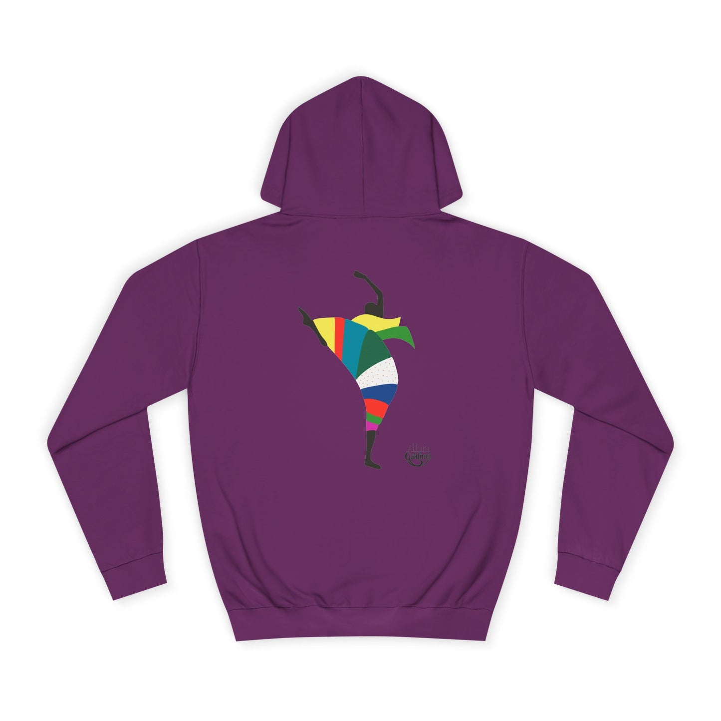 Colorful Dancer Unisex College Hoodie - Stylish Daily Wear