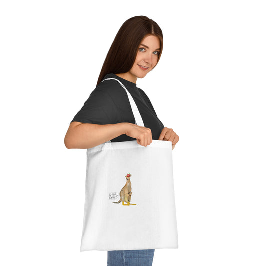 Kangaroo Cotton Tote Bag - Eco-Friendly Shopping & Gift