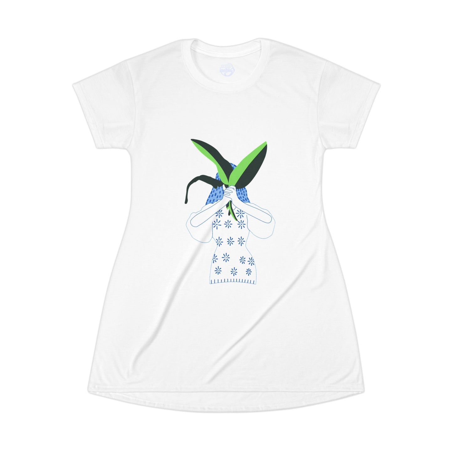 Mother Nature T-Shirt Dress (AOP)